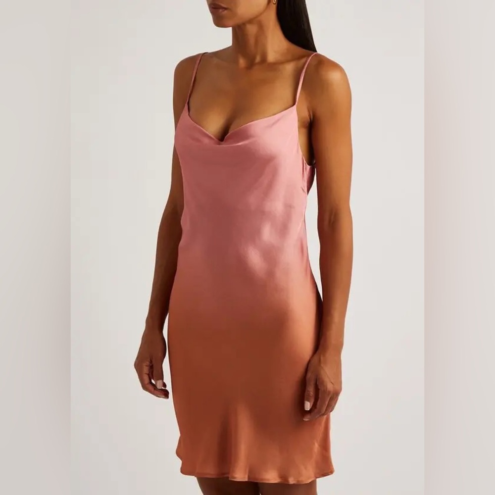 NWT Love Stories Cowl Slip Ombré Dress